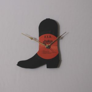 Cowboy Boot Clock