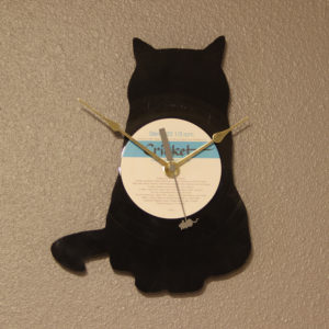 Long Hair Cat Clock