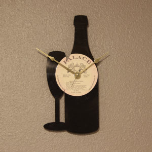 Wine Champagne Clock