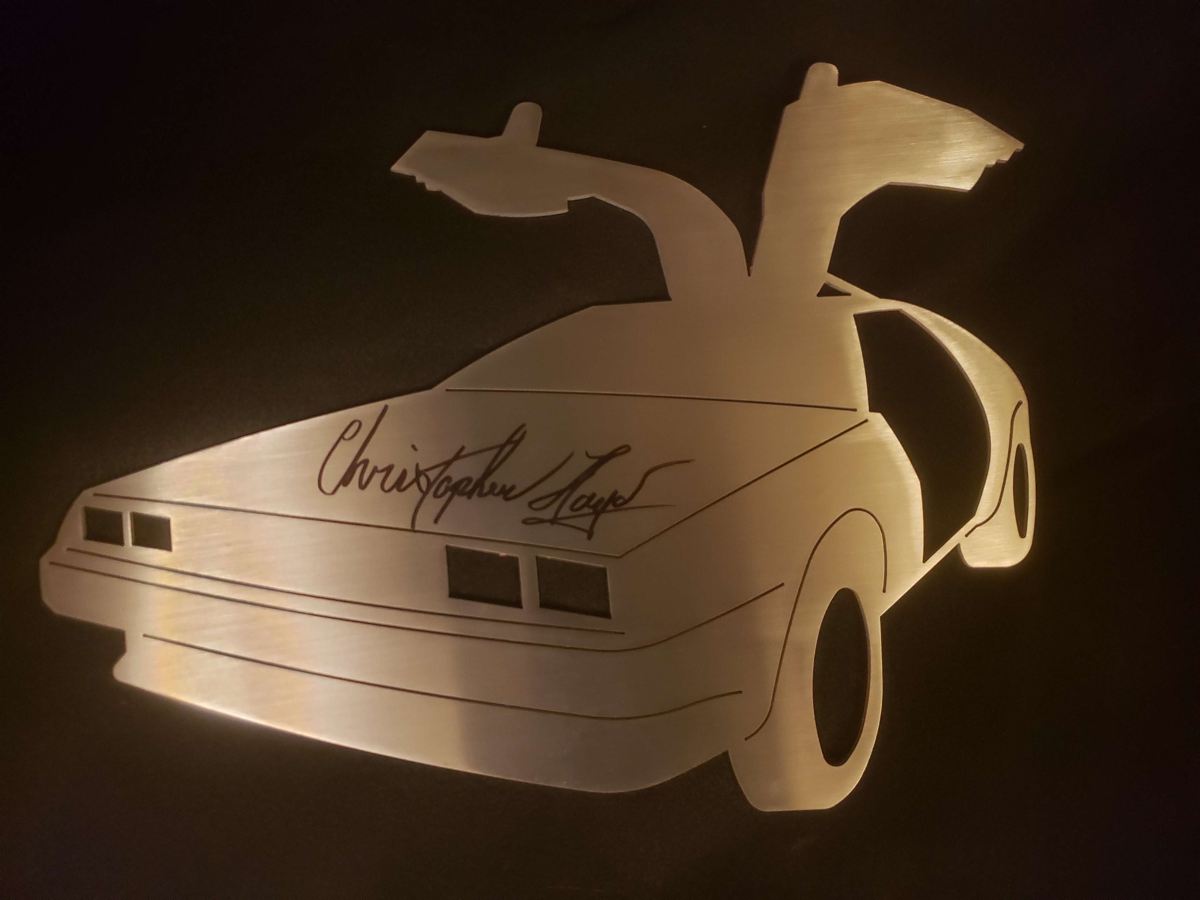 DeLorean (Autographed by Christopher Lloyd)